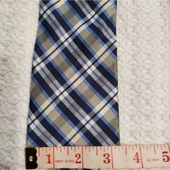 Burma Bibas Plaid Narrow Tie - Picture 4 of 7